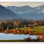 Traumhaft schöner Herbst am Riegsee