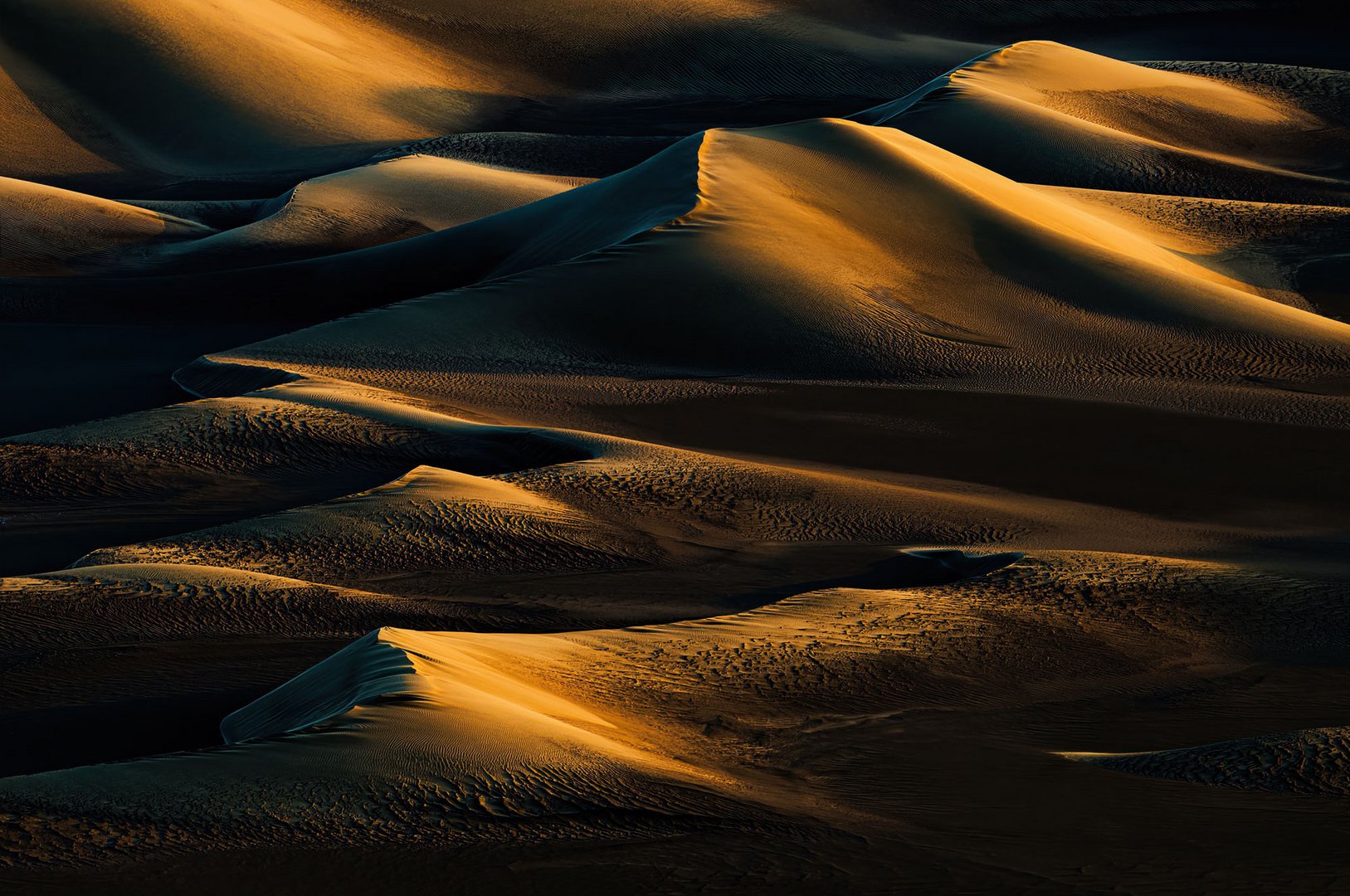 traumhafte Dünen in der Wüste Lut, Iran