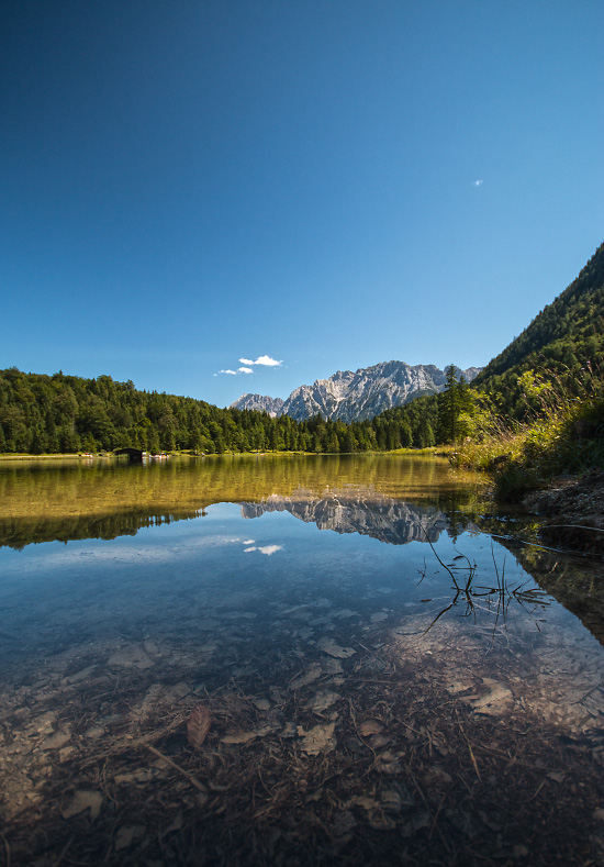 Traumhafte Ferchensee Spiegelung