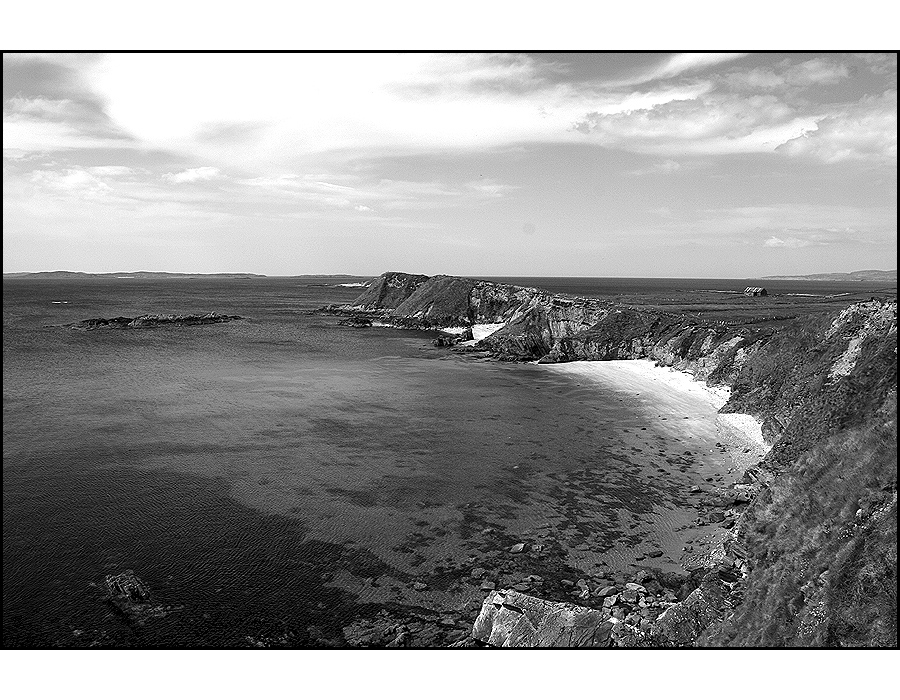 Traumhafte irische Landschaften in s/w...