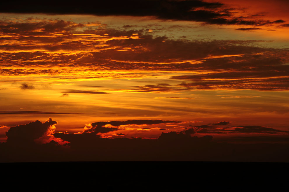 traumhafte Sonnenuntergänge ...