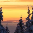 Traumhafter Sonnenuntergang auf der Schwarzwaldhochstraße