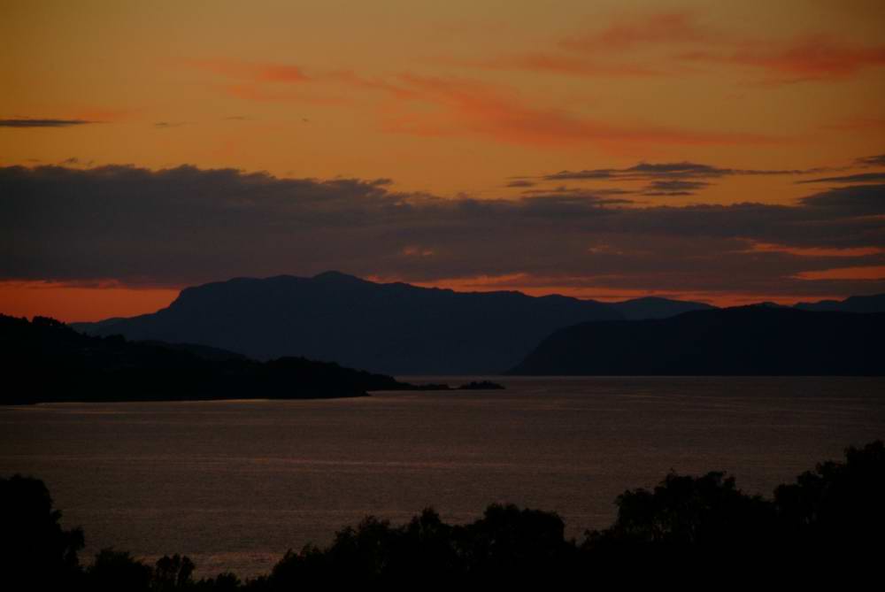 Traumhafter Sonnenuntergang auf Talgje (Norwegen)