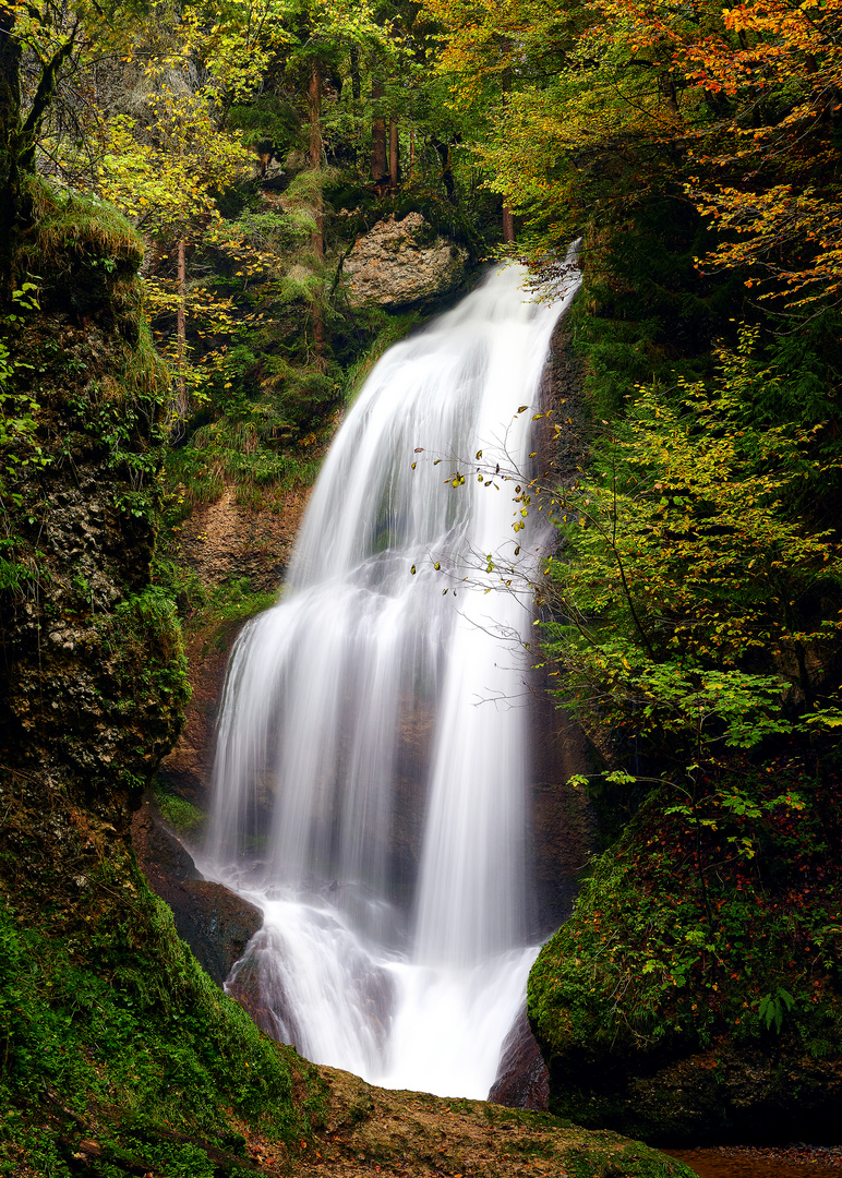 Traumhafter Wasserfall im Allgäu