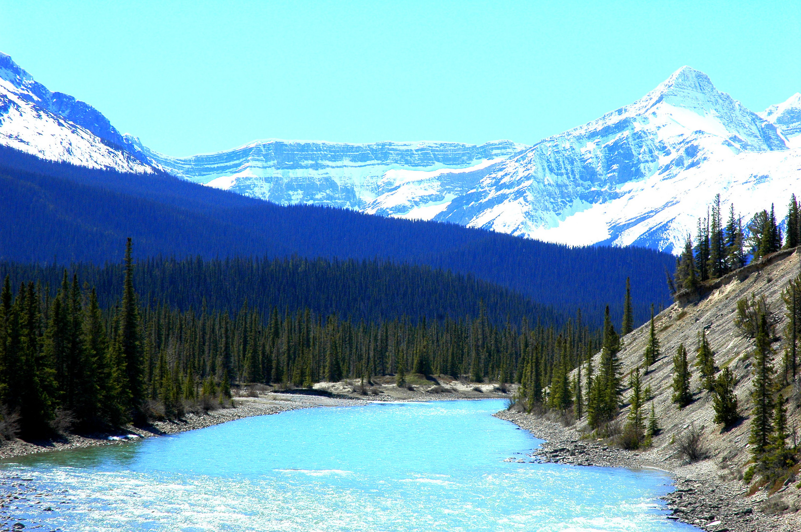 TRAUMHAFTES KANADA  Foto Bild landschaft bach fluss 