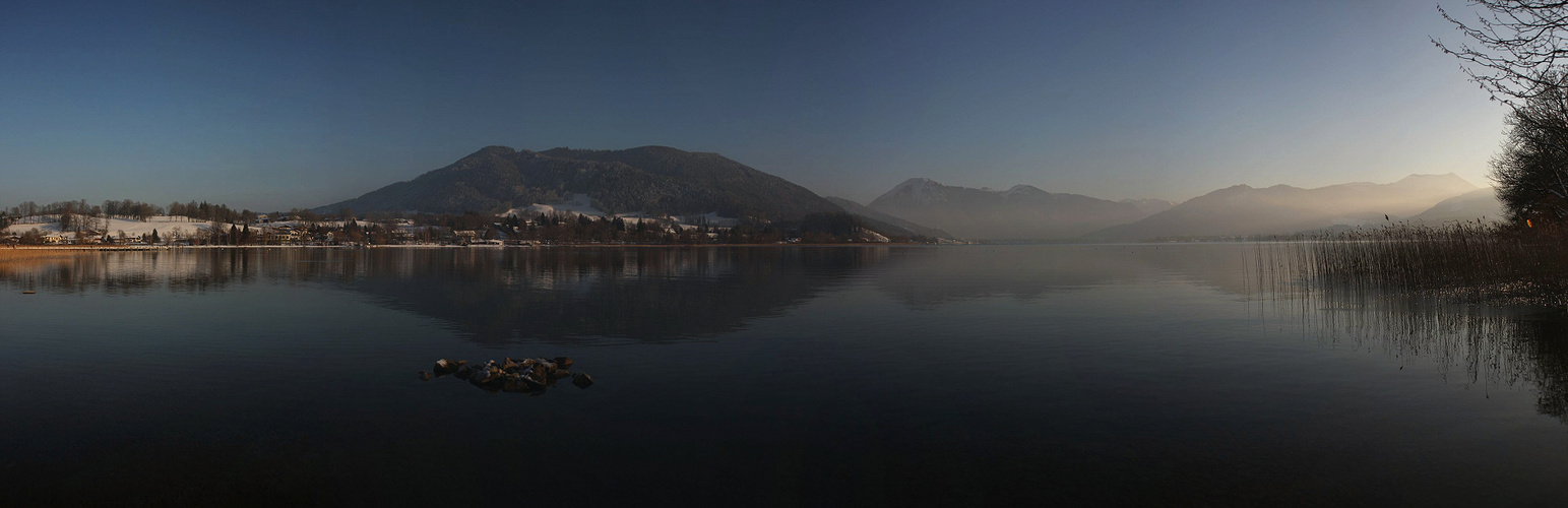 Traumhaftes Winterlicht am Tegernsee