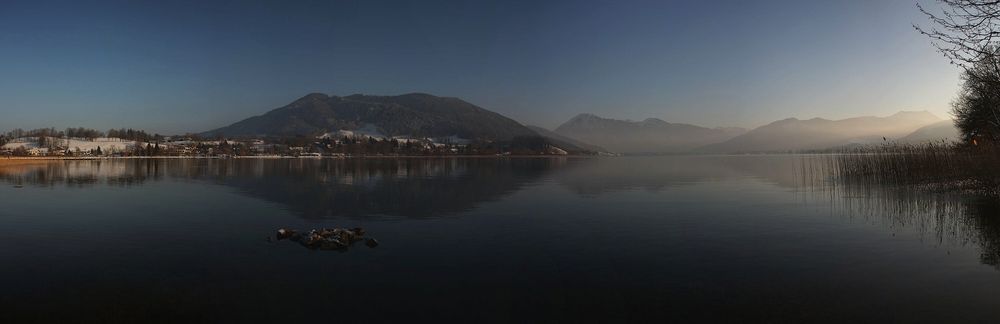 Traumhaftes Winterlicht am Tegernsee