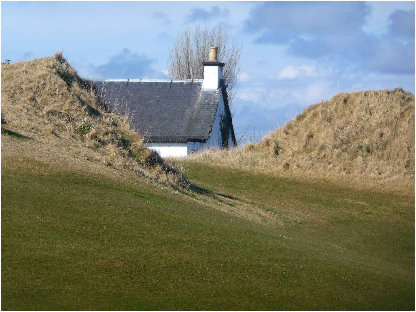 "Traumhaus" an der Bahn 5 des Castle Course in St. Andrews