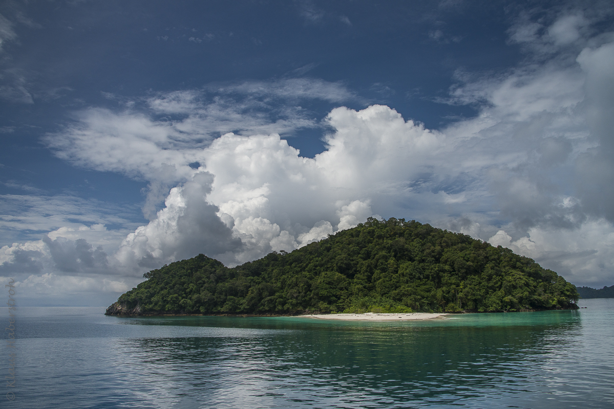 Trauminsel und Strand im Mergui Archipel