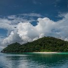Trauminsel und Strand im Mergui Archipel