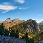 Traumkulisse am Passo di Falzarego bei Kaiserwetter