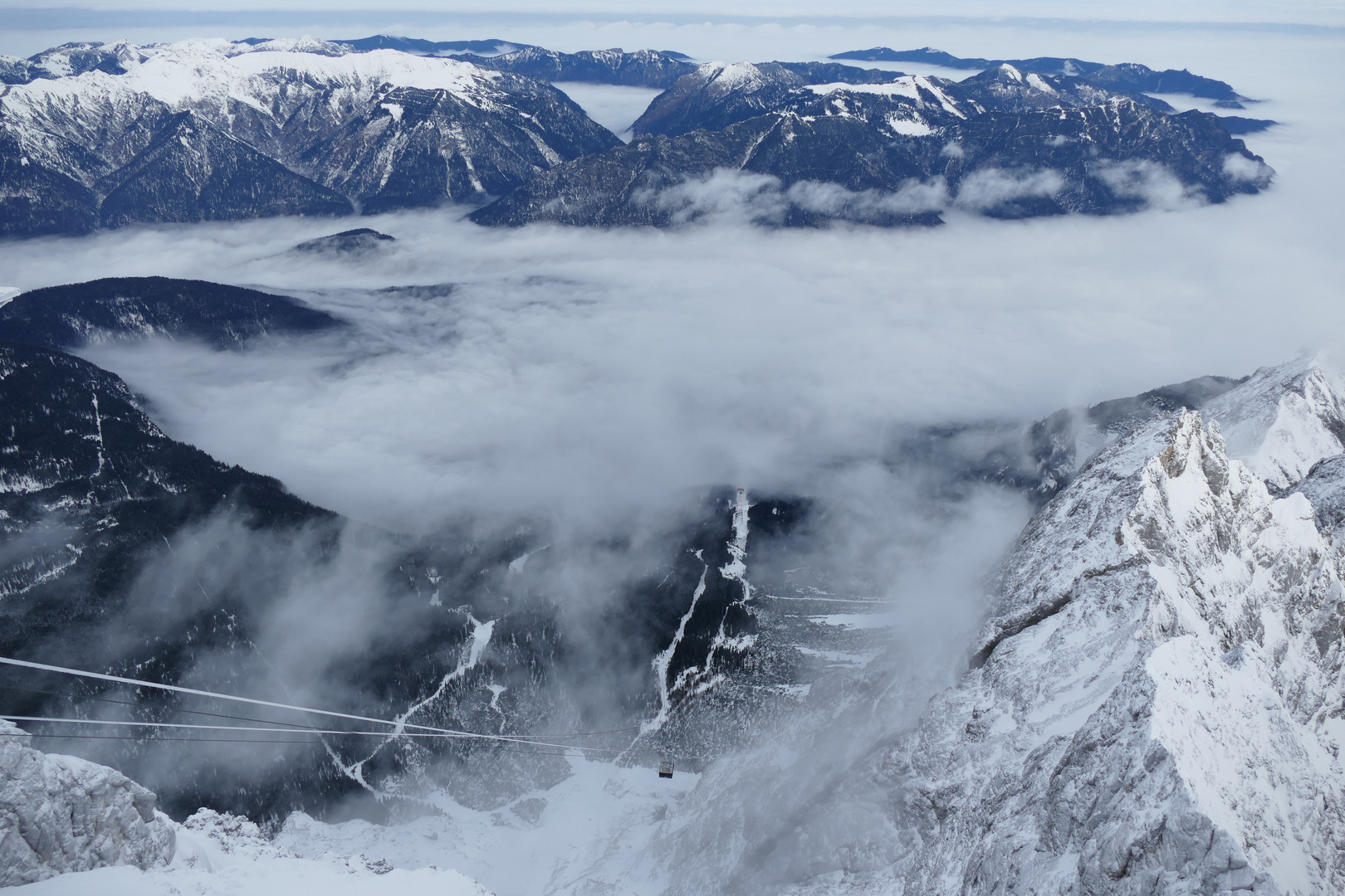 Traumkulisse Zugspitze im Winter 