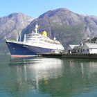 Traumschiff am Eidfjord/Norwegen