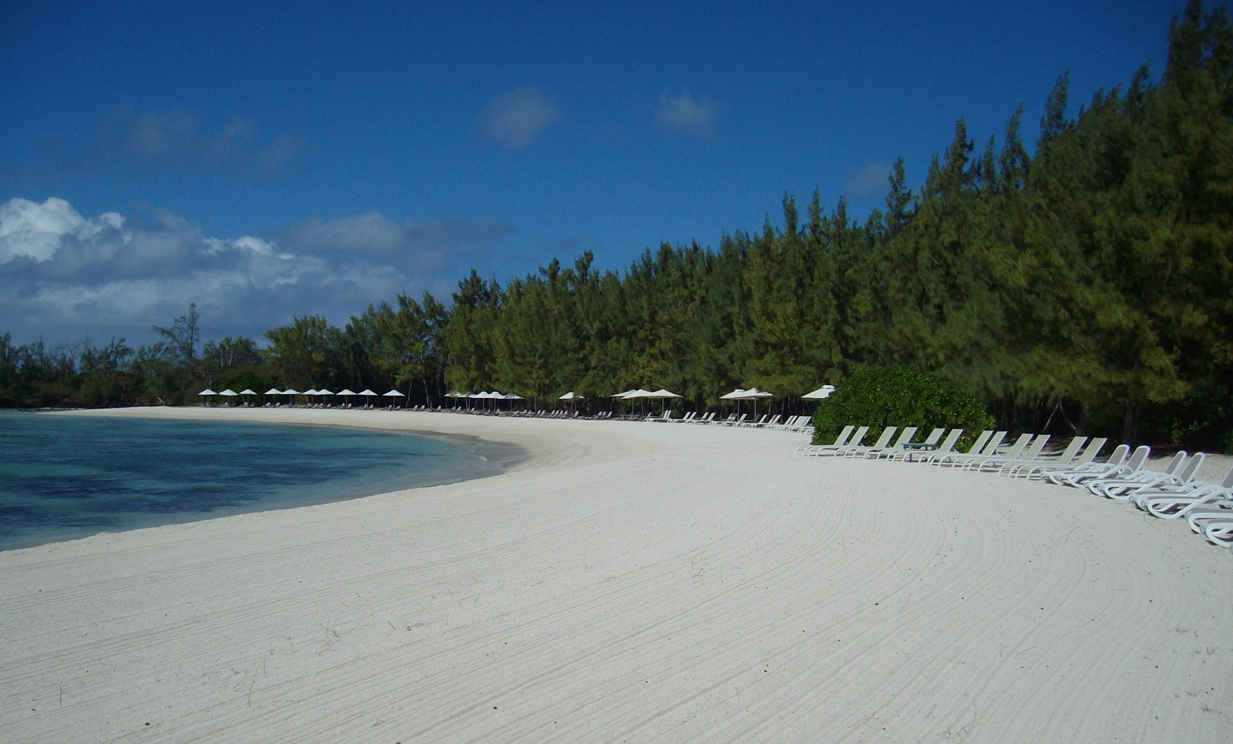 Traumstrand allein