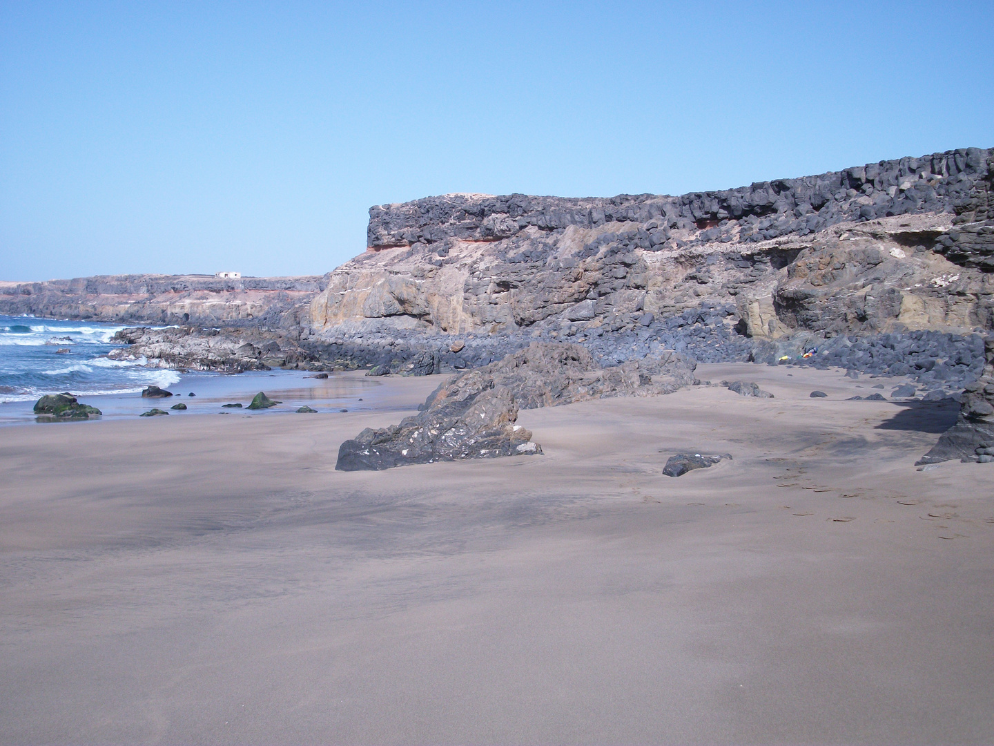 Traumstrand an der Westküste nähe Tindaya