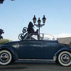Traumwagen VW-Käfer Cabrio erste Generation, Brezelfenster wenn geschlosssen