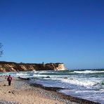 Traumwanderung mit Border-Terrier Fietje Richtung Kap Arkona / Rügen