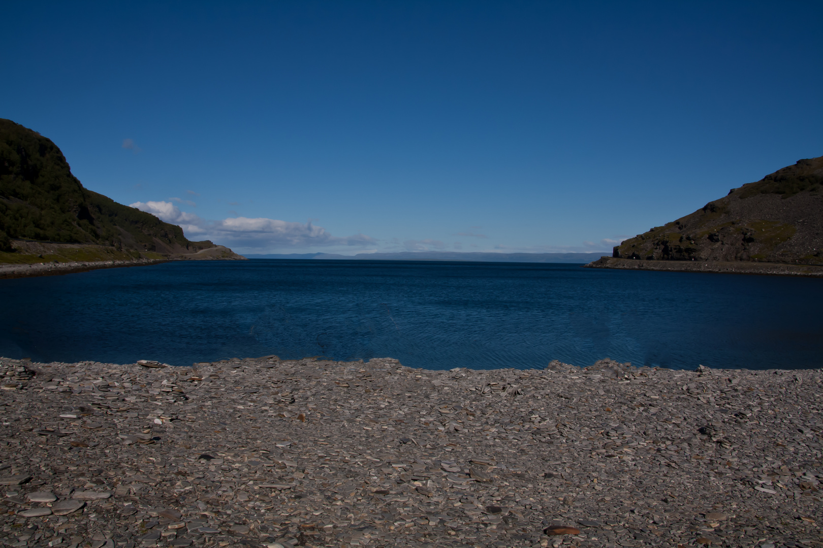 Traumwetter am Porsangenfjord