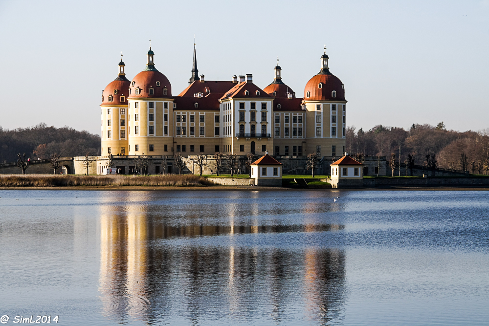 Traumwetter am Schloss...