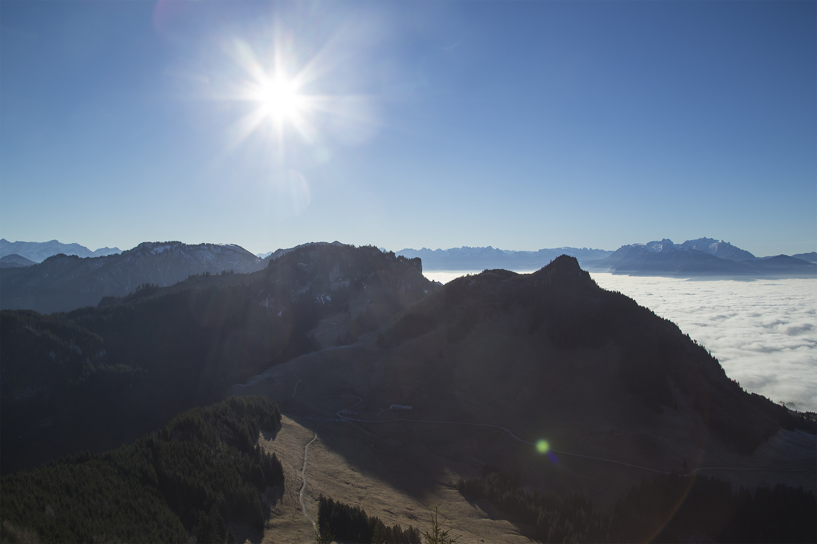 Traumwetter zum Jahreswechsel - leider fehlt der Schnee