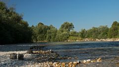 Traun bei Brücke Edt