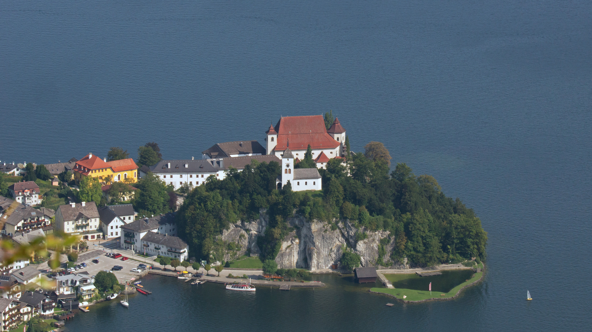 Traunkirchen von Oben