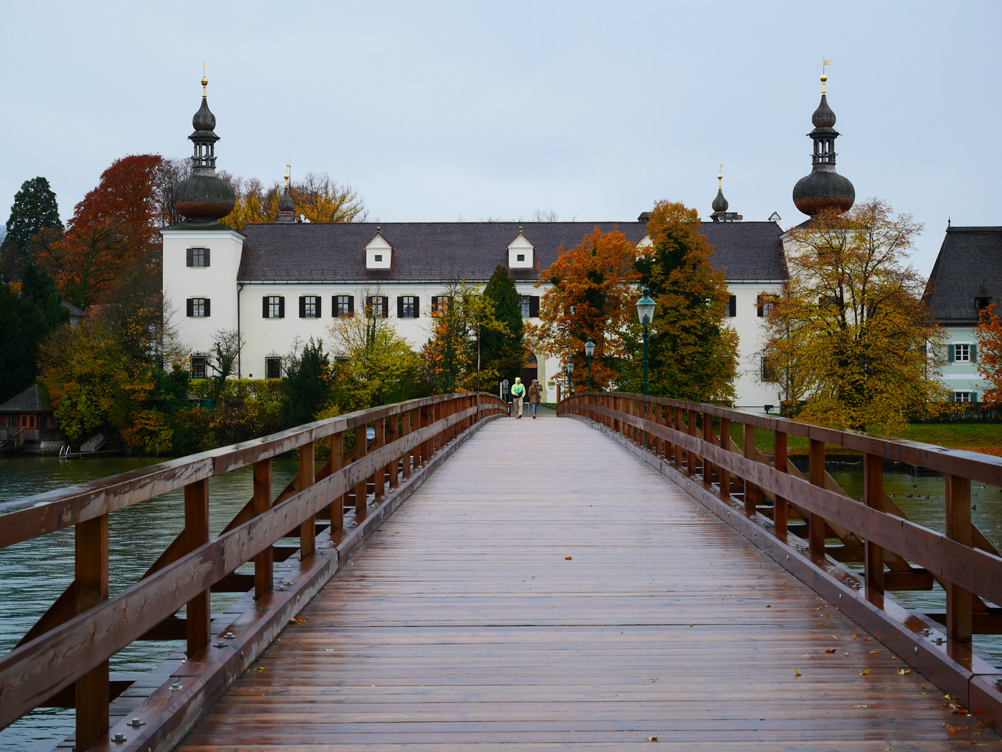 Traunsee im Regen