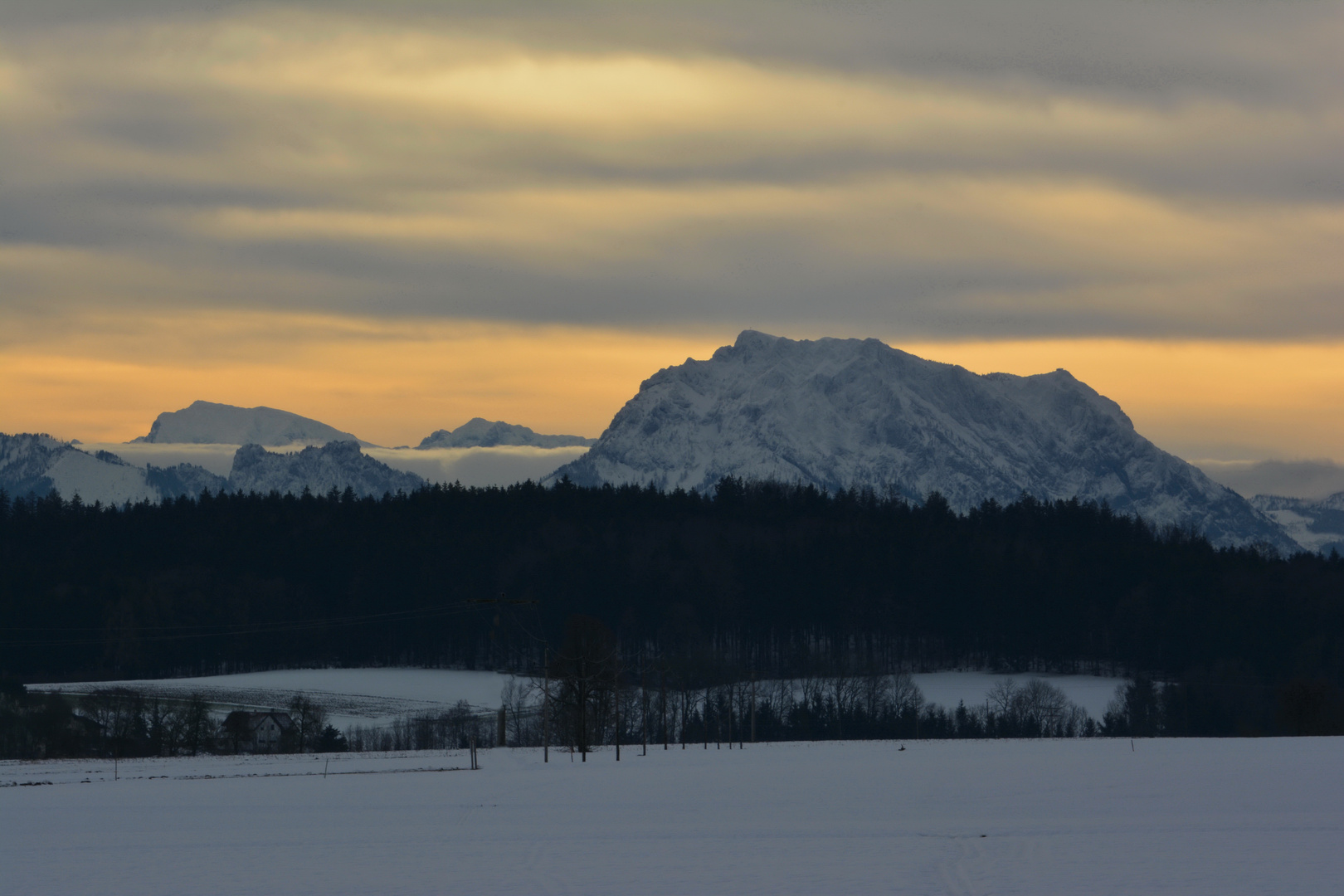 Traunstein im Abendlicht...