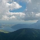 Traunstein in Wolken