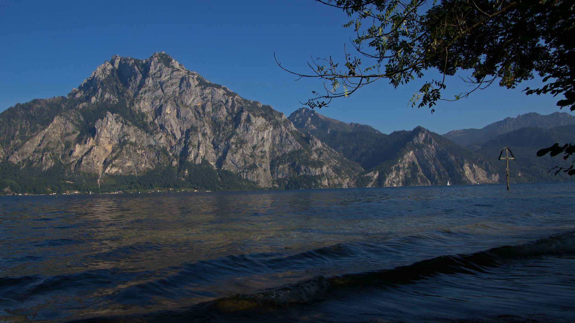 Traunstein mit Seekreuz