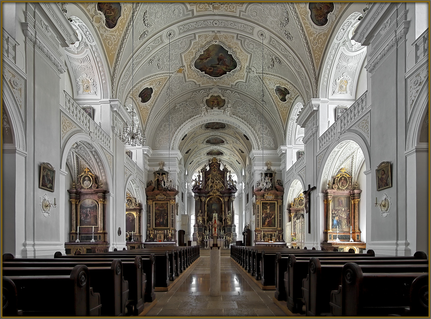 Traunstein - Stadtpfarrkirche St. Oswald 