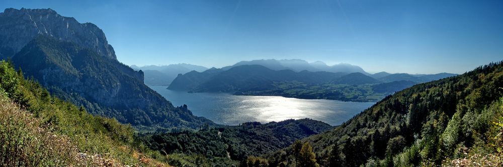 Traunstein und Traunsee