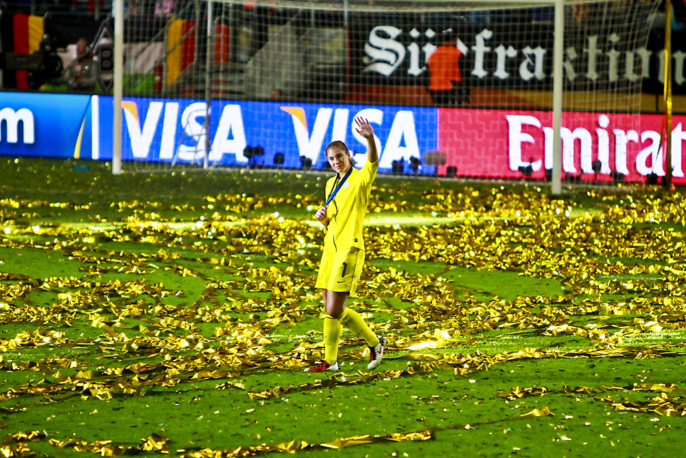 Traurige Vize-Weltmeisterin Hope Solo