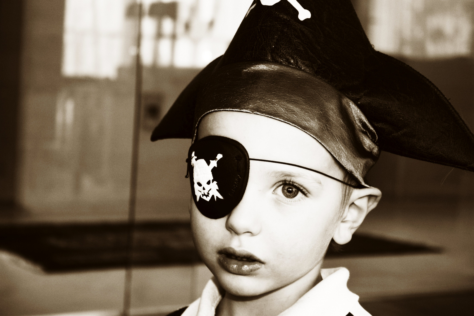 Trauriger Pirat