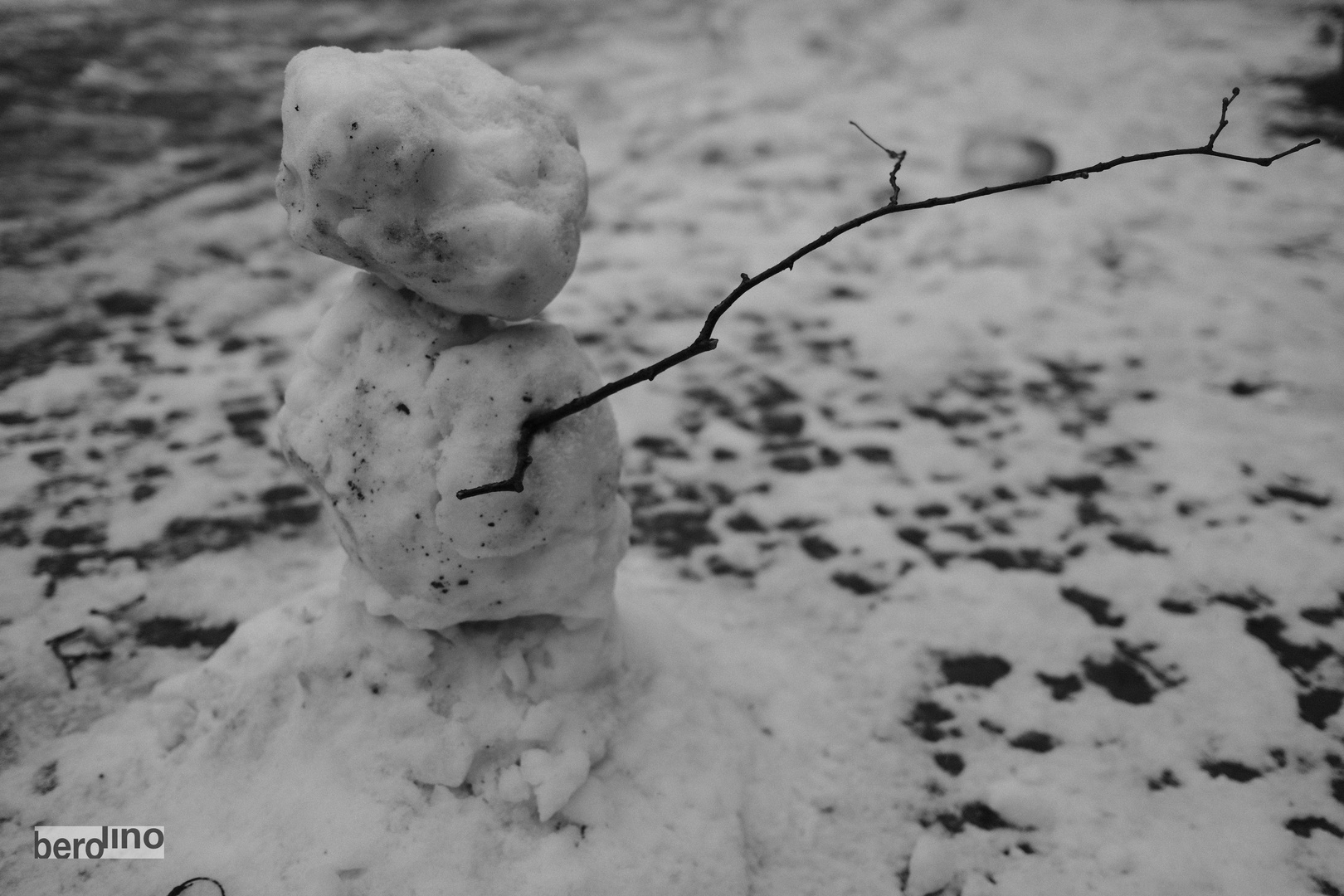 trauriger Schneemann 1