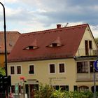 Trauriges Haus in Dresden