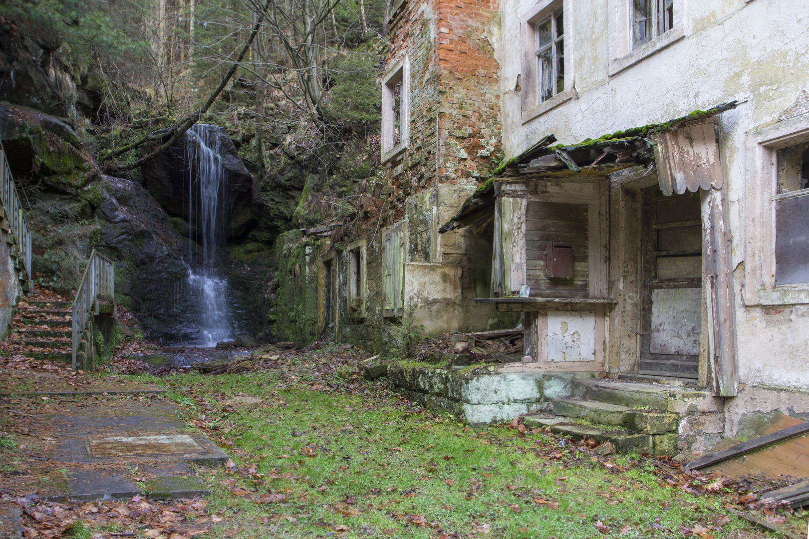 trauriges Schicksal im Kirnitzschtal, der Beuthenfall