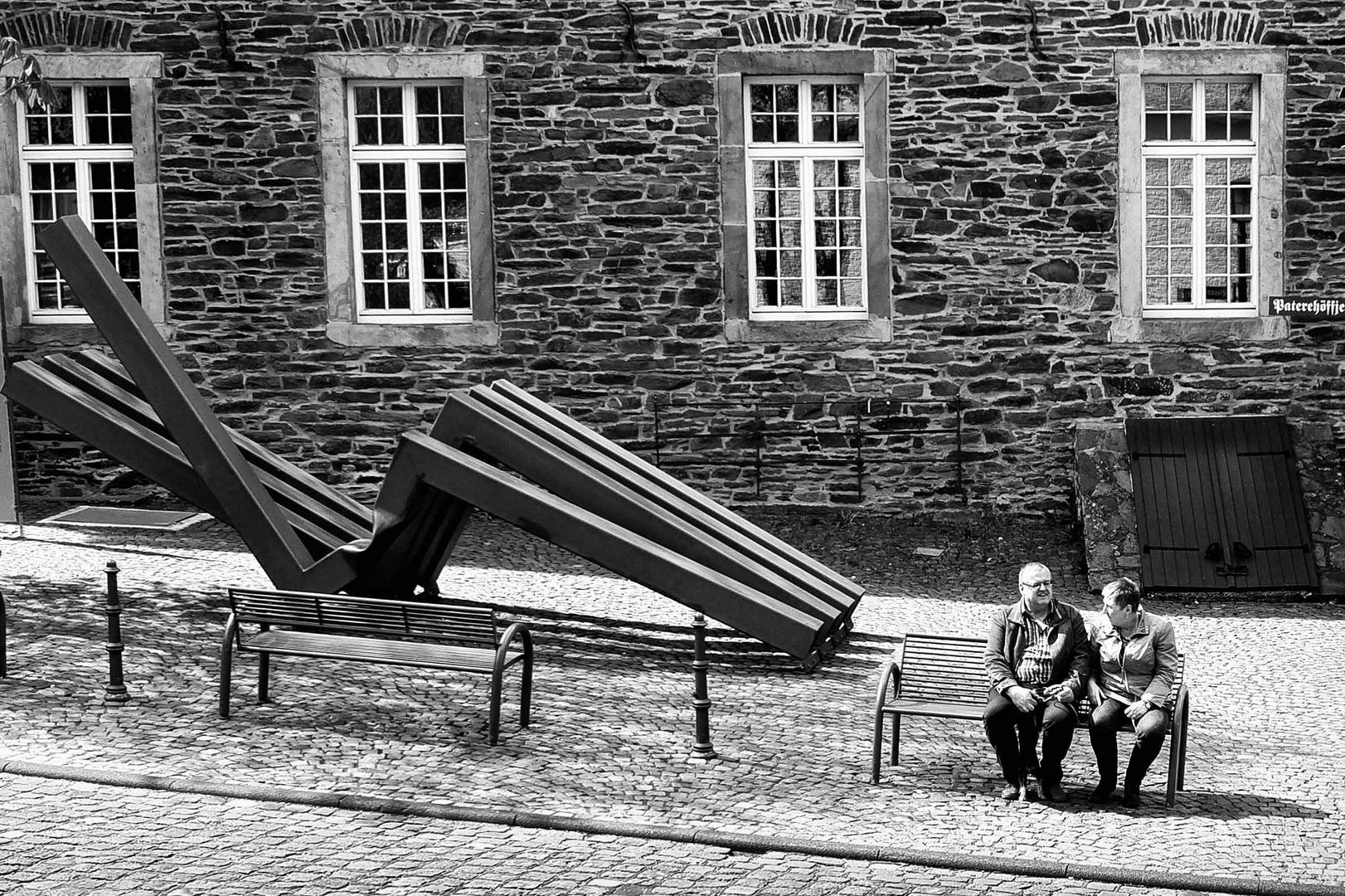 Traute Zweisamkeit in Monschau