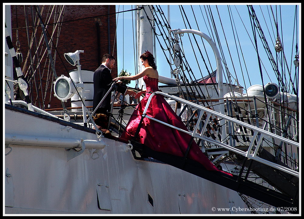 Trauung auf der Gorch Fock I