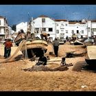 «Travail»   Plage de Nazaré 1969