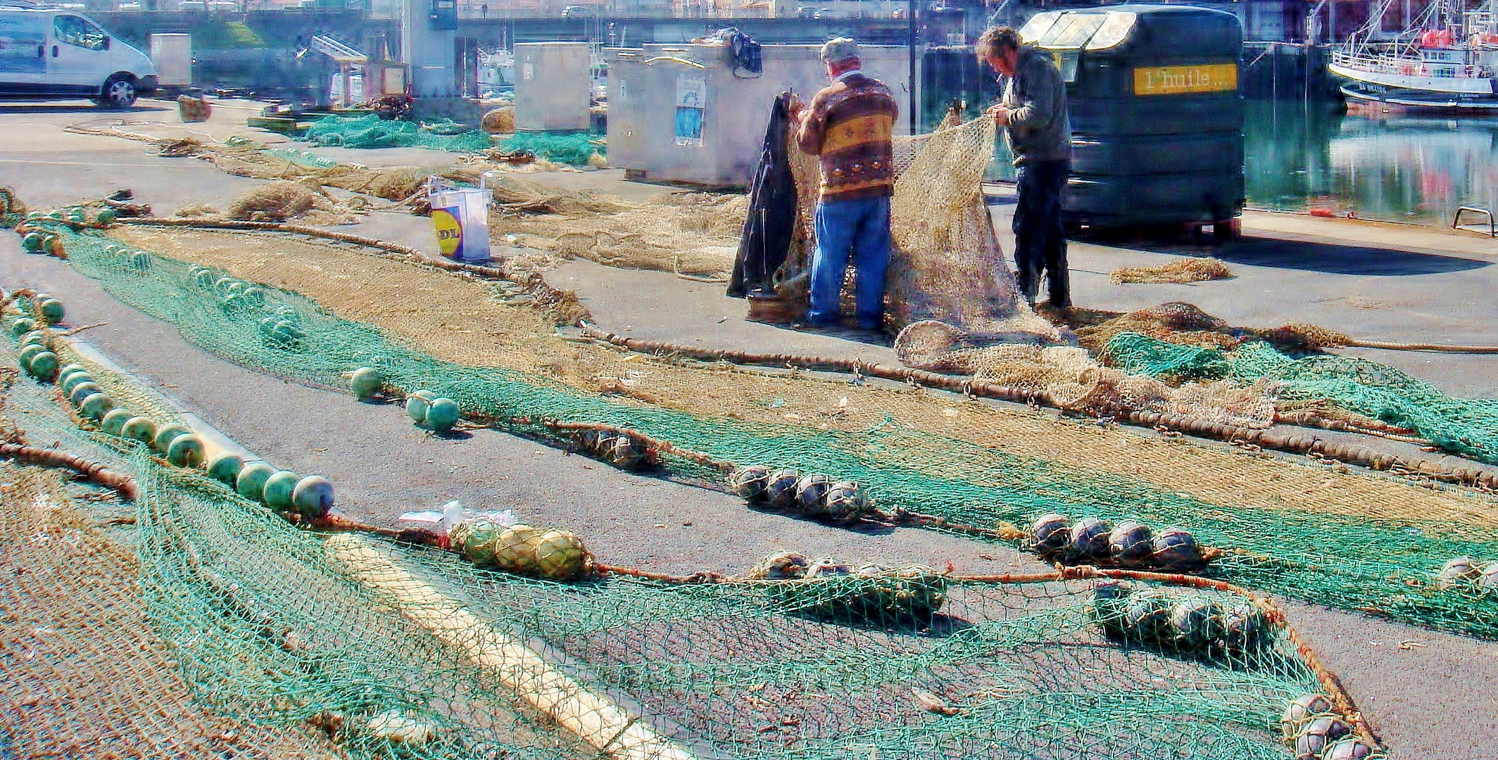 Travailleurs de la mer.