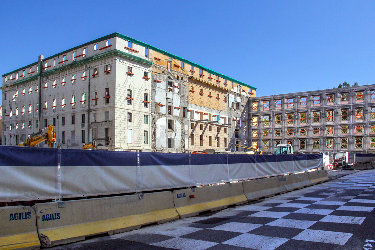 Travaux de l'hôpital St-Roch Nice