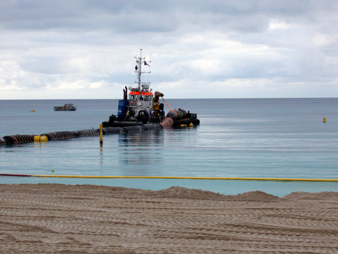 Travaux sur la plage de la Croisette, Cannes - 1