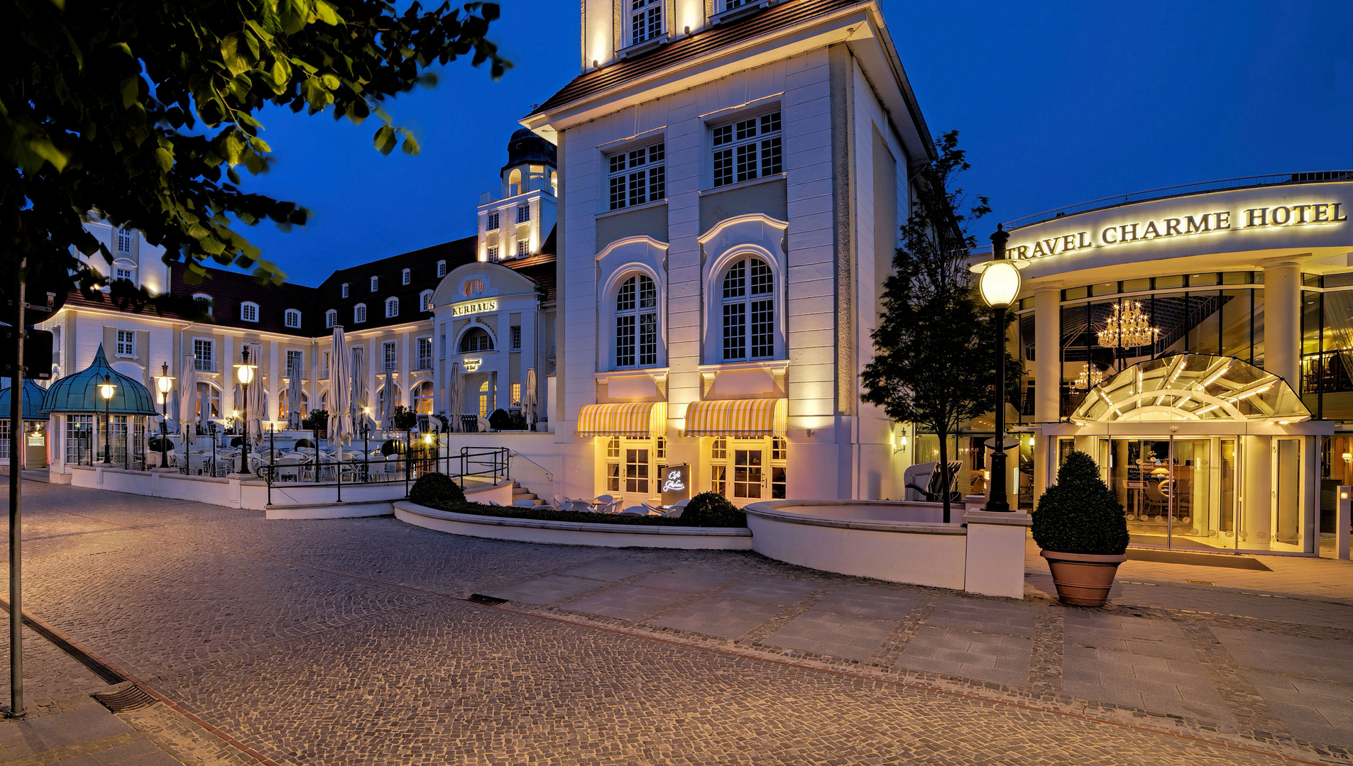 Travel Charme Hotel am Kurhaus in Binz auf Rügen .....