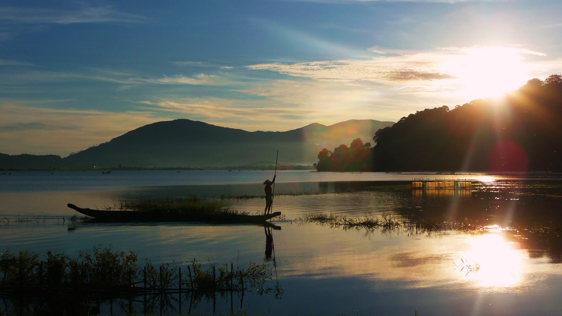 Travel through Vietnam - Sunrise near Da Lat