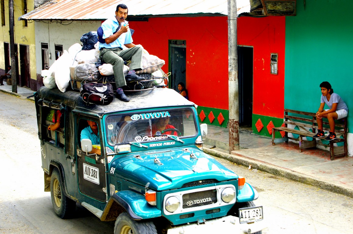 Traveling first-class in Colombia