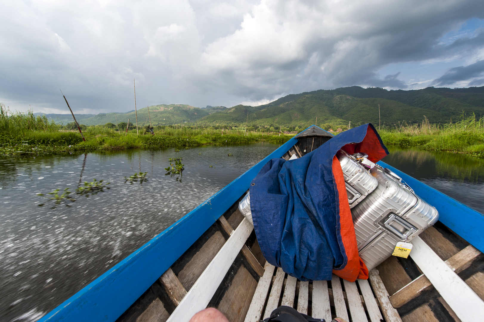 Travelling Fast On Lake Inle