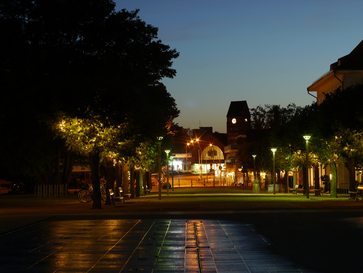 Travemünde bei Nacht