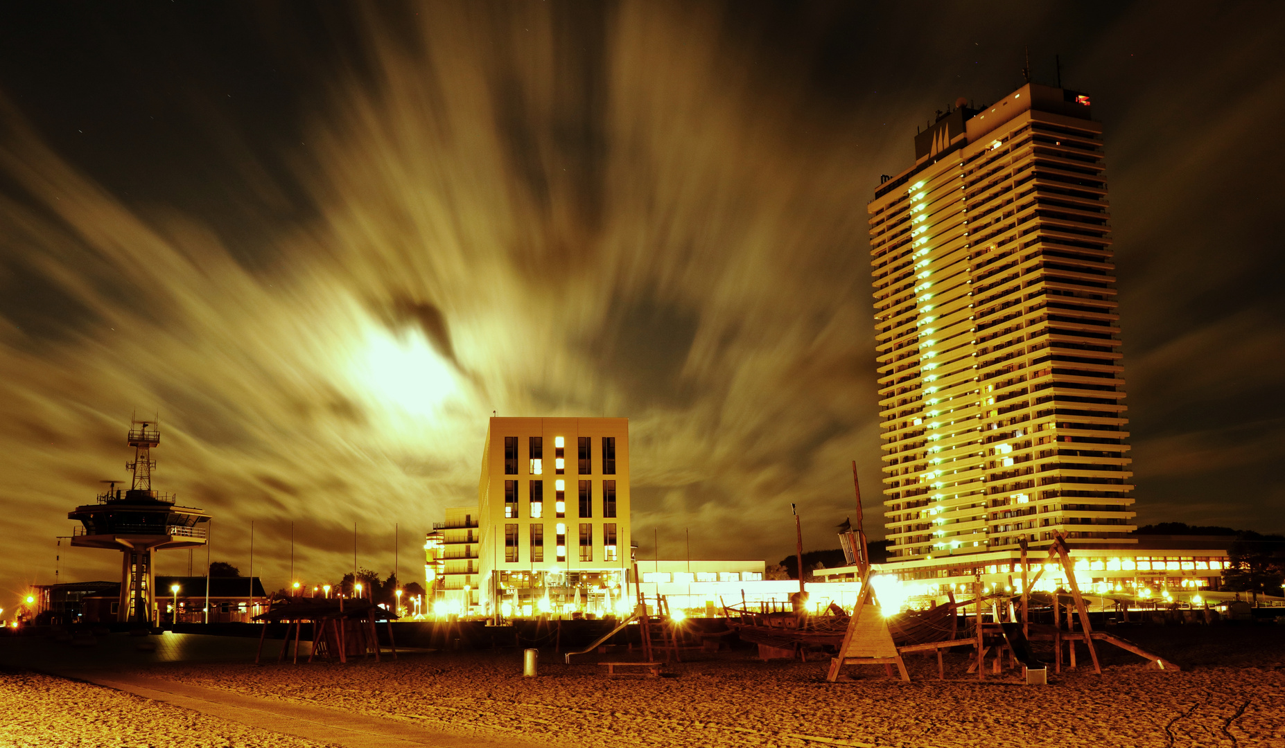 Travemünde bei Nacht! 