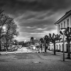 Travemünde, der Blick zum Strandbahnhof